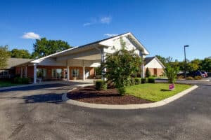 The front entrance to Grandview Post Acute
