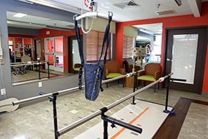 The rehab gym at Grandview Post Acute